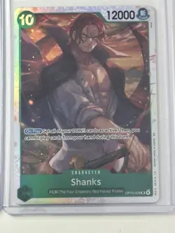 Shanks OP13-028 Carrying On His Will 4 Foil Card Play Set Lot One Piece - Image 5