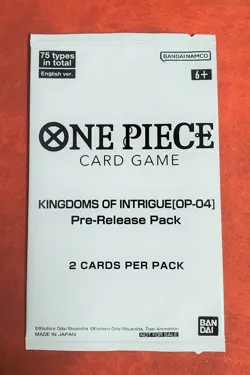 One Piece Kingdoms Of Intrigue OP-04 Pre-Release Pack sealed with free shipping - Image 1