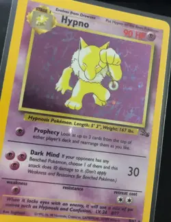 Pokemon TCG Hypno Fossil 8/62 Unlimited Holo Rare - Image 2