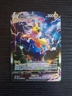 Pokemon Card Jolteon VMAX SWSH184 Sword & Shield Black Star Promo - Image 1