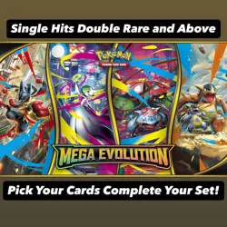 Pokemon Mega Evolution Singles: You Pick! EX Full Art IR SIR Secret Rare Ultra - Image 1