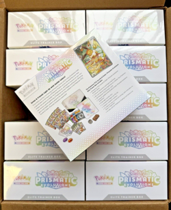CASE/LOT of 10 Sealed Pokemon TCG Prismatic Evolutions Elite Trainer Boxes ETBs! - Image 2