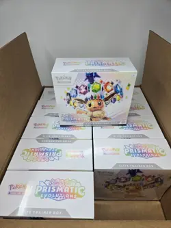 CASE/LOT of 10 Sealed Pokemon TCG Prismatic Evolutions Elite Trainer Boxes ETBs! - Image 3
