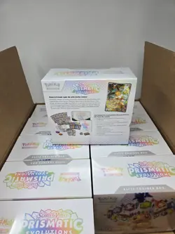 CASE/LOT of 10 Sealed Pokemon TCG Prismatic Evolutions Elite Trainer Boxes ETBs! - Image 4