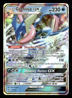 Greninja GX - 24/131 - Ultra Rare - Forbidden Light - Pokemon Card - NM/M - Image 1