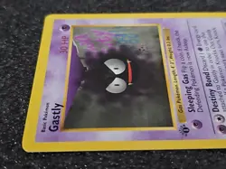 GASTLY 1st EDITION 1999 Pokemon Base Set Non-Holo Card #50/102 - Image 3