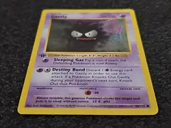 GASTLY 1st EDITION 1999 Pokemon Base Set Non-Holo Card #50/102 - Image 5