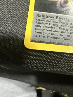 Vintage Pokemon Tm Rocket Rainbow Energy 80/82 Regular Rare TCG Card Rare - Image 2