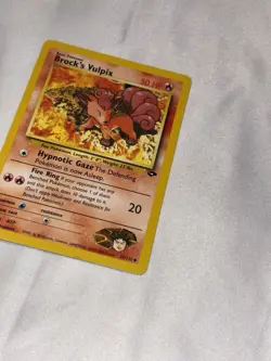 Brock's Vulpix 37/132 Pokemon Card TCG Gym Challenge Unlimited Uncommon LP+ - Image 2