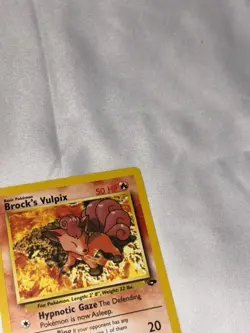 Brock's Vulpix 37/132 Pokemon Card TCG Gym Challenge Unlimited Uncommon LP+ - Image 4