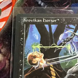 Krovikan Horror Alliances NM mtg Magic the gathering rare 1996 - Image 2