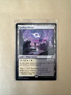 MTG Godless Shrine EOE 0254 R NM Regular - Image 1