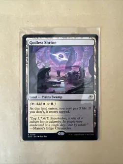 MTG Godless Shrine EOE 0254 R NM Regular - Image 2