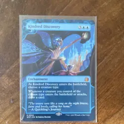Kindred Discovery Enchantment Wilds of Eldraine Blue Rare Regular #M022 - Image 1