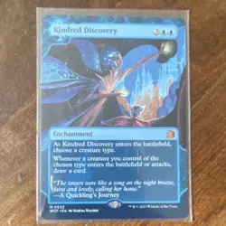 Kindred Discovery Enchantment Wilds of Eldraine Blue Rare Regular #M022 - Image 2