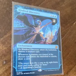 Kindred Discovery Enchantment Wilds of Eldraine Blue Rare Regular #M022 - Image 3