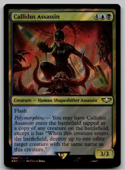 Callidus Assassin (Surge Foil) R Universes Beyond: Warhammer 40,000 109 NM - Image 1