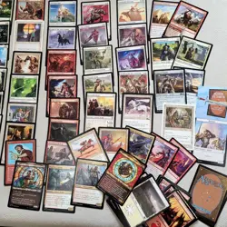 COMMANDER Magic Deck MTG - *KNIGHTS Tribal Fury Rider Red White Tribal Fun* - Image 1