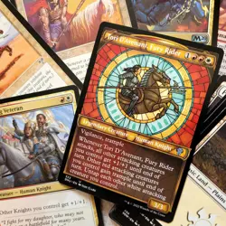 COMMANDER Magic Deck MTG - *KNIGHTS Tribal Fury Rider Red White Tribal Fun* - Image 2