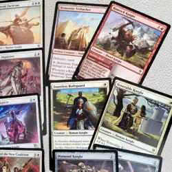 COMMANDER Magic Deck MTG - *KNIGHTS Tribal Fury Rider Red White Tribal Fun* - Image 4