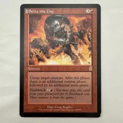 Seize the Day x1 MTG Odyssey 1x Magic Good Moderate Play - Image 1