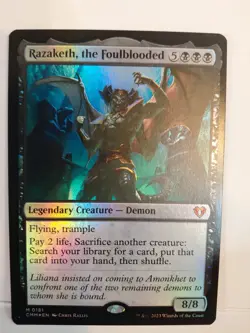 Razaketh, the Foulblooded Commander Masters Foil - Image 1