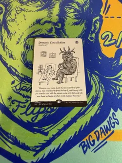 Demonic Consultation # 4 MTG SLD Secret Lair Countdown Kit 2025 NM - Image 1