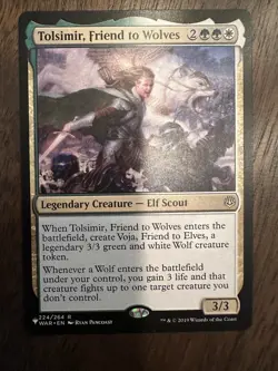 Tolsimir, Friend to Wolves : MTG / War of the Spark The List #224 / NM - Image 1