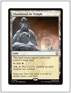 1x Abandoned Air Temple, Magic the Gathering MTG NM - Image 1