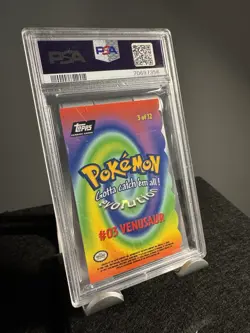 1999 TOPPS POKEMON THE MOVIE DIE-CUT PSA 10 VENUSAUR #03 LOW POP - Image 3