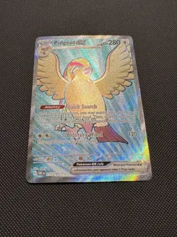 Pokemon TCG Pidgeot ex 217/197 SV03: Obsidian Flames Ultra Rare Near Mint - Image 2