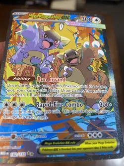 Pokemon TCG Mega Kangaskhan EX 182/132 Mega Evolution Secret Illustration NM - Image 3