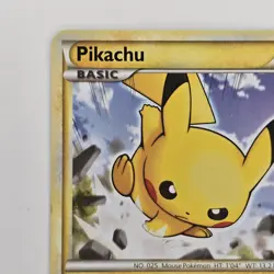 Pikachu 61/90 Common HS Undaunted LP Pokemon - Image 2