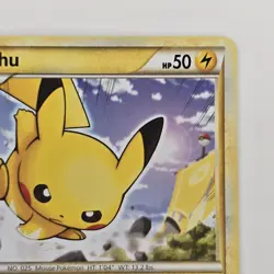Pikachu 61/90 Common HS Undaunted LP Pokemon - Image 3