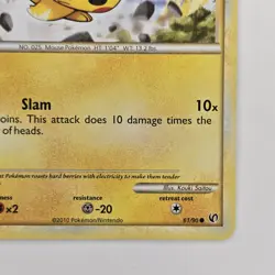 Pikachu 61/90 Common HS Undaunted LP Pokemon - Image 5