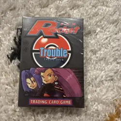Pokemon Team Rocket TROUBLE Theme Deck Factory Sealed Brand New Vintage 2000 - Image 1