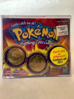 Pokemon battling coin game Sealed Brand New 1999 - Image 1