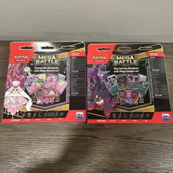 Pokemon Mega Gengar EX Mega Diancie EX Battle Deck Box Set of 2 Brand New Sealed - Image 2