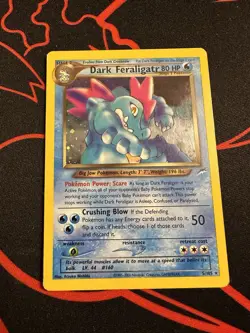 Pokemon TCG Dark Feraligatr Holo Rare Neo Destiny, 5/105 - Image 1