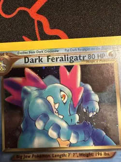 Pokemon TCG Dark Feraligatr Holo Rare Neo Destiny, 5/105 - Image 3