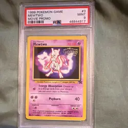 Pokemon TCG Mewtwo Movie Promo 03/53 Wotc Promo PSA 9 1999 Regular - Image 1