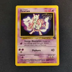 Mewtwo (1999 Movie Promo) 03/53 Wotc Promo Pokemon Tcg Card Moderately Played - Image 1