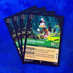 Scrooge McDuck S.H.U.S.H. Agent SHUSH 89 LORCANA Whispers in the Well PLAYSET 4x - Image 1