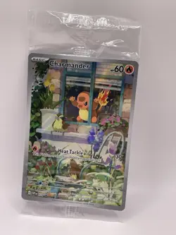 Sealed 2023 ✨ Charmander 044 Black Star Promo 🪟 Obsidian Flames Pokemon Card 🔥 - Image 1