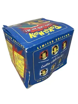 1999 Pokemon Burger King Charizard 23K Gold Plated Card & SEALED Pokeball BLUE - Image 4