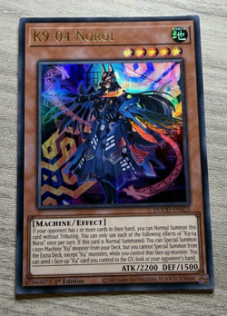 Yu-Gi-Oh TCG K9-04 Noroi 1st Edition Ultra Rare Near Mint Condition DOOD-EN025 - Image 1