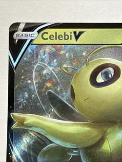 Celebi VMAX Holo Ultra Rare Card Sword & Shield Chilling Reign 007/198 - Image 2