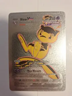 Mew VMAX TG30/TG30 Silver Foil Pokemon Fan Art Card - Image 1