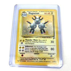 Pokemon Card Magneton Base Set 2 Holo Rare 9/130 Near Mint - Image 1