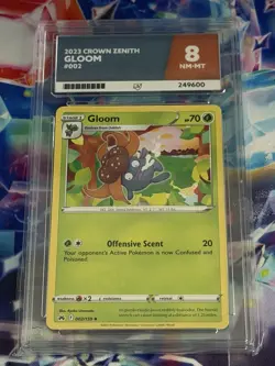 Pokemon TCG 8 Graded Pokemon Cards Bundle Various Grades And Sets ACE GRADED - Image 5